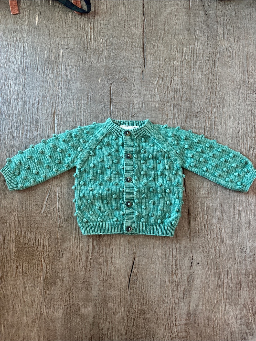 Misha and Puff Popcorn Cardigan